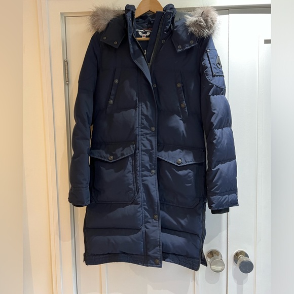 MOOSE KNUCKLES ONYX SHEARLING CAUSAPSCAL PARKA - Picture 1 of 7